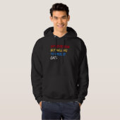 Introverted, maar bereid om katten te bespreken 5 hoodie (Voorkant volledig)