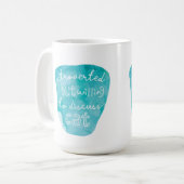 Introverted, maar bereid om katten te bespreken koffiemok (Voorkant links)