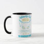 Introverted, maar bereid om katten te bespreken mok (Links)