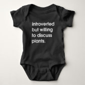 Introverted maar bereid om planten te bespreken. romper (Voorkant)