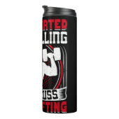 Introverted, maar bereid om te bespreken thermosbeker (Geroteerd rechts)