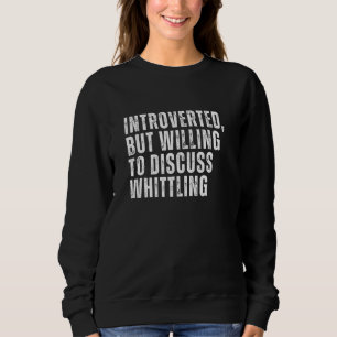 Introverted, maar bereid om te discussiëren over d trui
