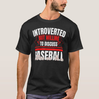 Introverted, maar bereid om te discussiëren over h t-shirt