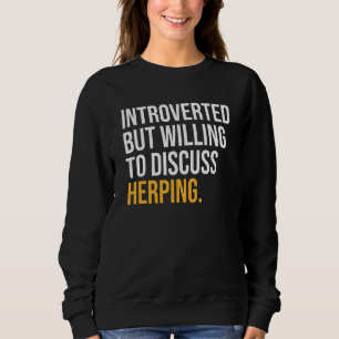 Introverted, maar bereid om te discussiëren over h trui
