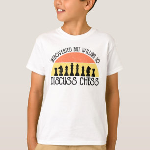 Introverted, maar bereid om te discussiëren t-shirt