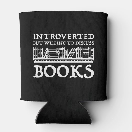 Introverted maar de bereidheid om Boeken te bespre Blikjeskoeler (Achterkant)