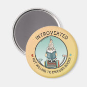 Introverted maar de bereidheid om Boeken te bespre Magneet (Voorkant / Achterkant)