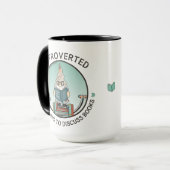 Introverted maar de bereidheid om Boeken te bespre Mok (Voorkant links)