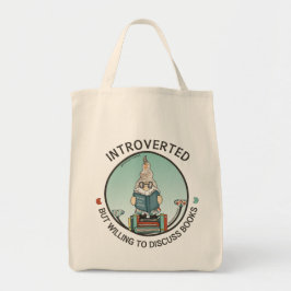 Introverted maar de bereidheid om Boeken te bespre Tote Bag