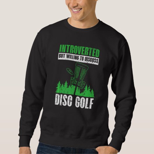 Introverted maar het factureren om schijf Golf sch Trui (Voorkant)