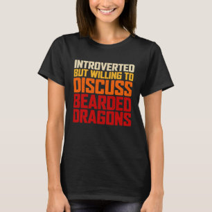 Introverted maar het koelen om gecreeerde Dragons T-shirt