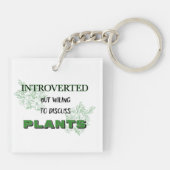 Introverted maar het Willing om de Sleutelhanger v (Achterkant)