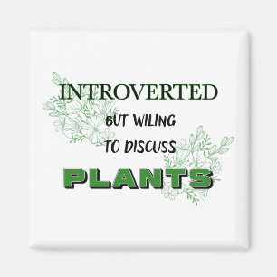 Introverted maar het Willing om Planten Magnet te 