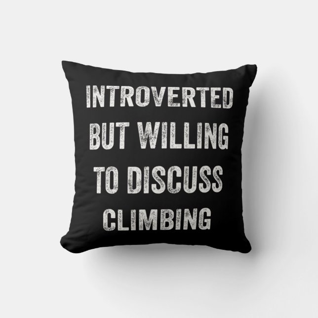 Introverted, maar wel bereid om te discussiëren ov kussen (Voorkant)