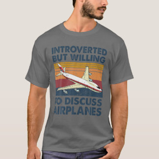 Introverted, maar wel bereid om te discussiëren ov t-shirt