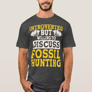 Introverted, maar wel bereid om te discussiëren ov t-shirt