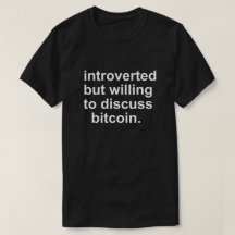 INTROVERTED MAAR WILLEN BITCOIN T-Shirt DICUSS