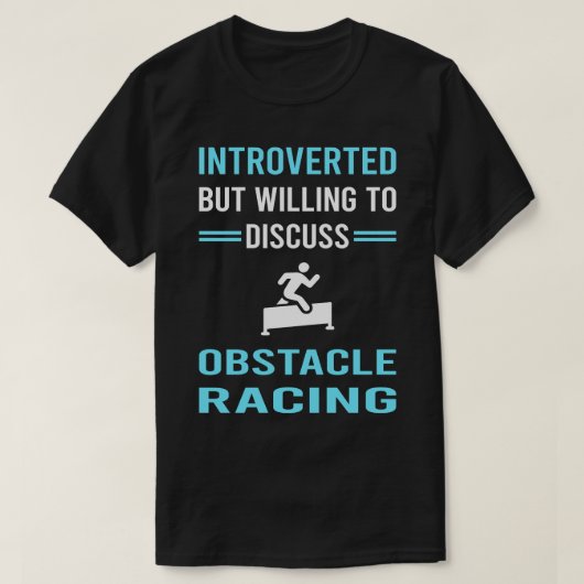 Introverted Obstacle Course Racing Race OCR T-shirt (Design voorkant)