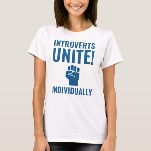 Introverteer verenigt t-shirt