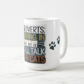 Introverten bloeien met katten koffiemok (Voorkant rechts)