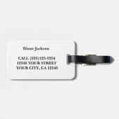 Introverten verenigen zich... In onze eigen huizen Bagagelabel (Achterkant horizontaal)