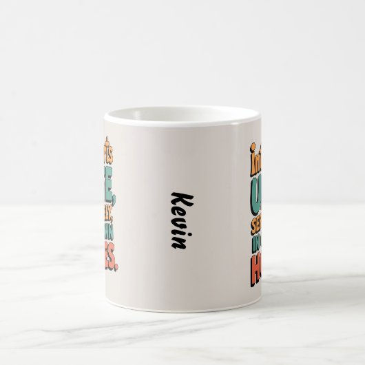 Introverten verenigen zich... In onze eigen huizen Koffiemok (Center)