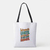 Introverten verenigen zich... In onze eigen huizen Tote Bag (Achterkant)