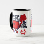 Introverting in Progress Coffee Mok | Grappige mok (Voorkant links)