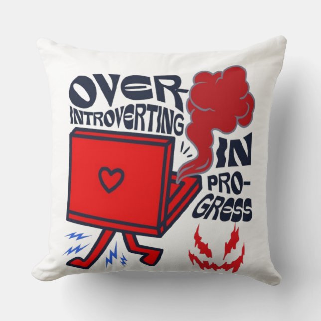 Introverting in Progress Sierkussen | Gezellig dec (Voorkant)
