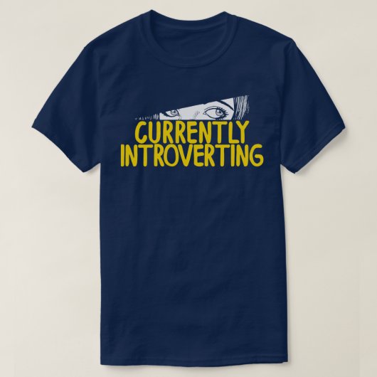 Introverting Intelligence Analysis Quiet T-shirt (Design voorkant)