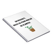 Introvertis et plantes. notitieboek (Rechterzijde)