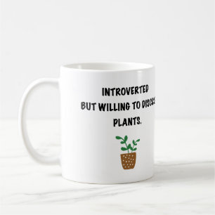 Introverts en planten koffiemok