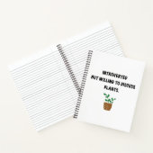 Introverts en planten notitieboek (Binnen)