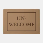 Introvert's grappige onwelkome doormat deurmat (Voorkant)