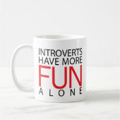 Introverts hebben meer plezier koffiemok (Links)