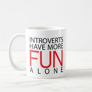 Introverts hebben meer plezier koffiemok