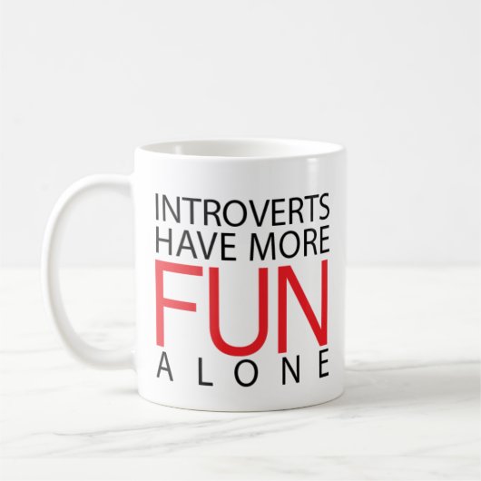 Introverts hebben meer plezier koffiemok (Links)