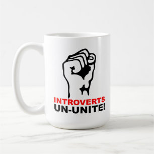 Introverts Un-Unite Funny Mug Koffiemok