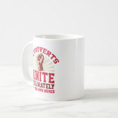 Introverts Unite Briefkaart Koffiemok (Voorkant links)