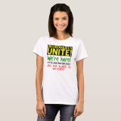 Introverts Unite Funny T-Shirt (Voorkant volledig)