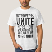 Introverts Unite Shirt (Voorkant)