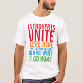 INTROVERTS UNITE T-Shirt (Voorkant)