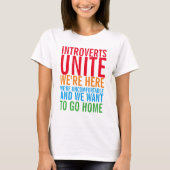 INTROVERTS UNITE T-Shirt (Voorkant)