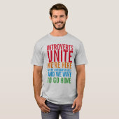 INTROVERTS UNITE T-Shirt (Voorkant volledig)