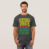 INTROVERTS UNITE T-Shirt (Voorkant volledig)