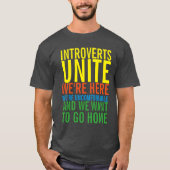 INTROVERTS UNITE T-Shirt (Voorkant)