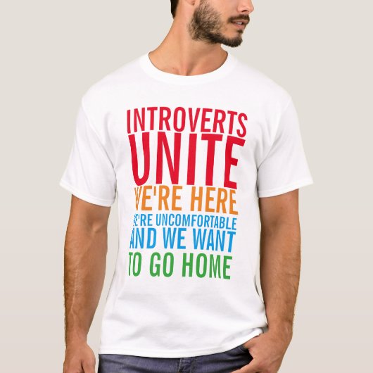 INTROVERTS UNITE T-Shirt (Voorkant)