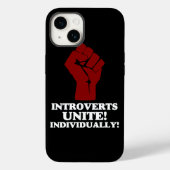 Introverts verenigen Case-Mate iPhone case (Achterkant)