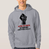 Introverts verenigen hoodie (Voorkant)