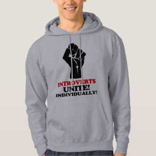 Introverts verenigen hoodie